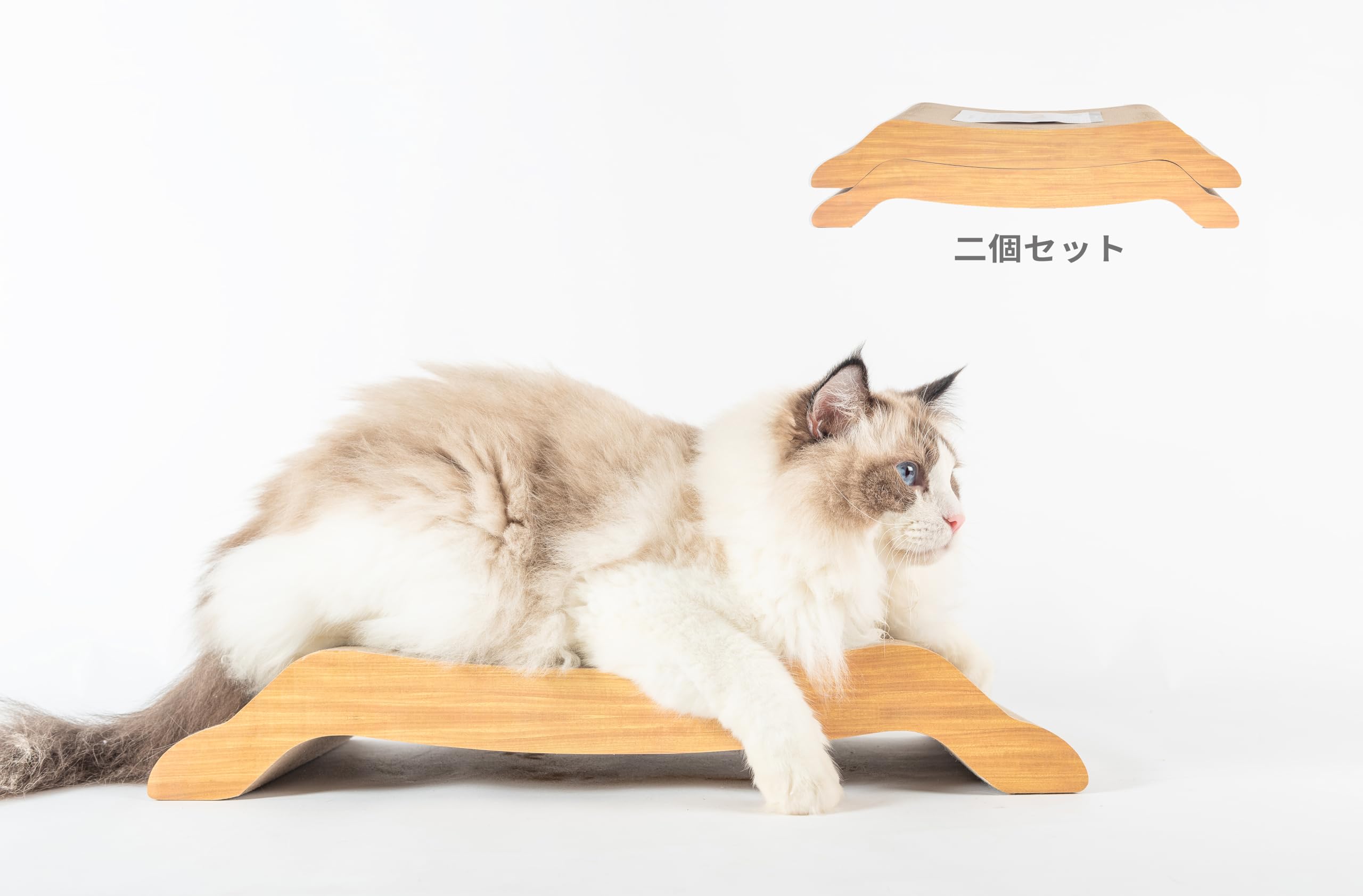 Amazon | 猫ちゃん用爪とぎ（二個セット）段ボール高密度 ラージ